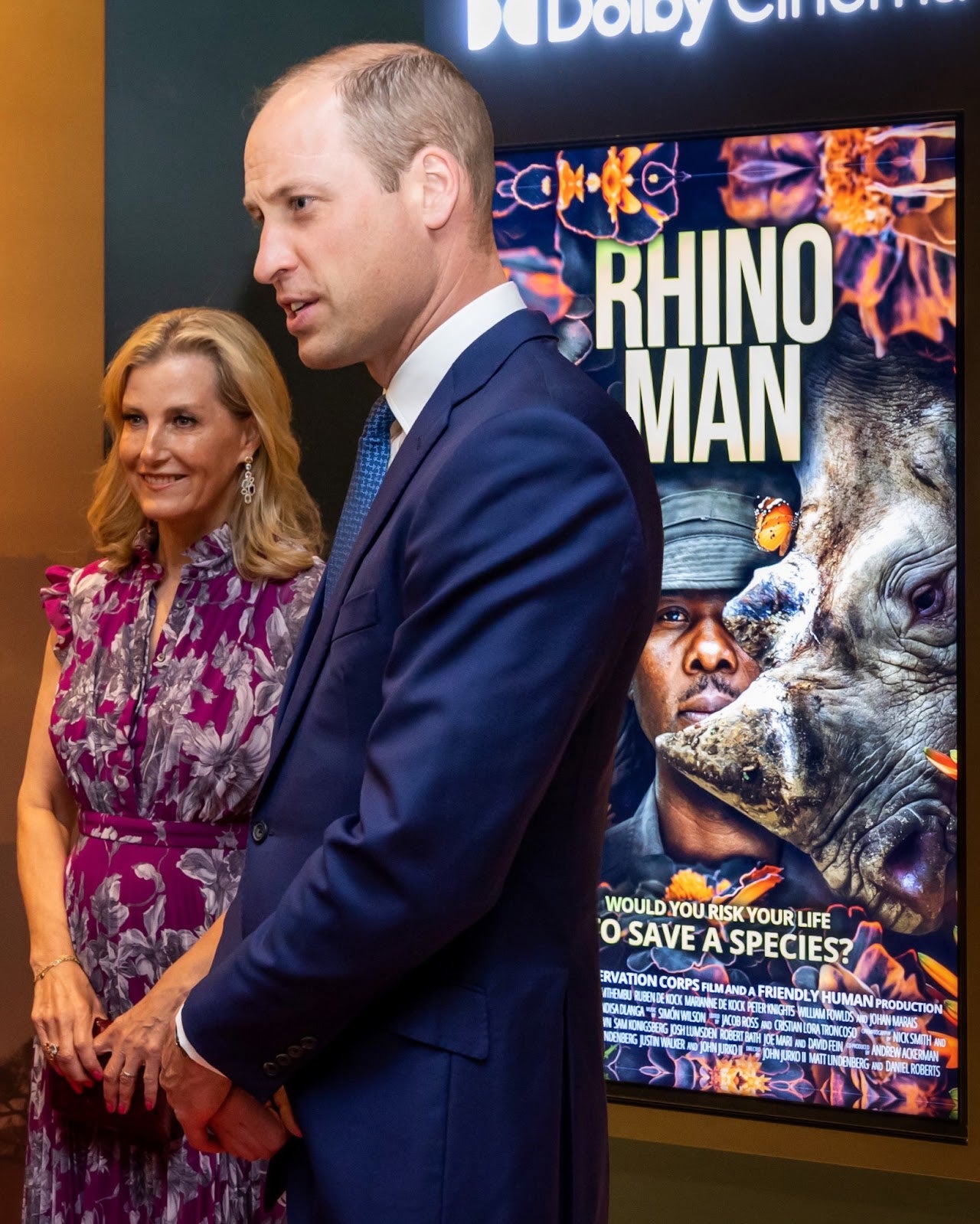 London's calling: Teaming up with Prince William to protect wildlife