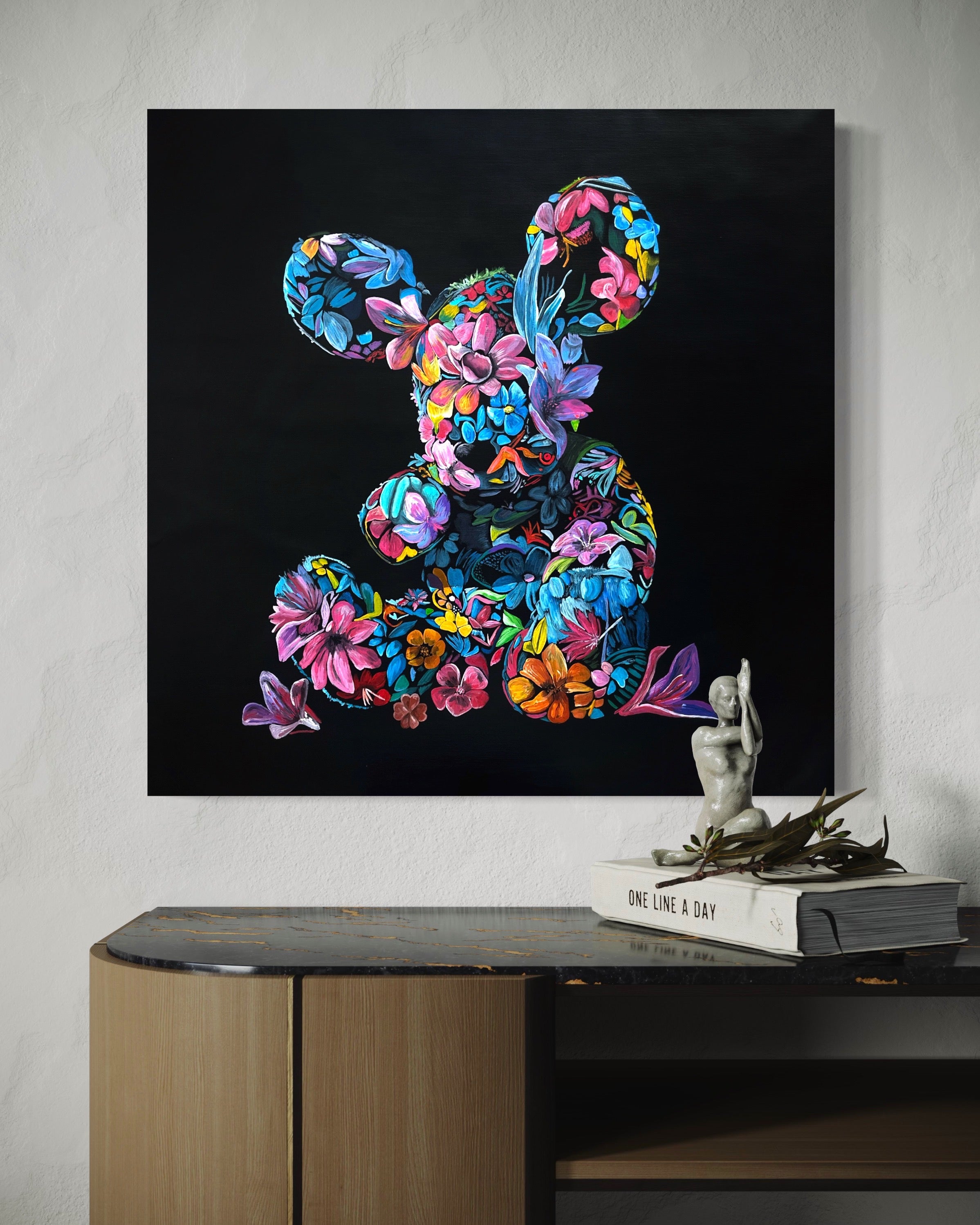 Bonnie - 70 x 70 cm Museum Canvas Print